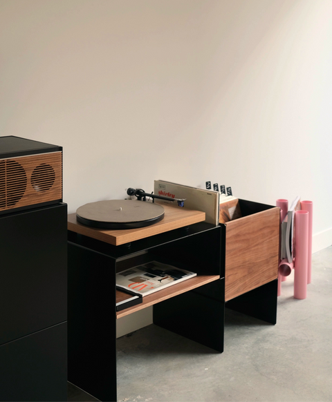 Le Setup Audio Bas Noir & Noyer