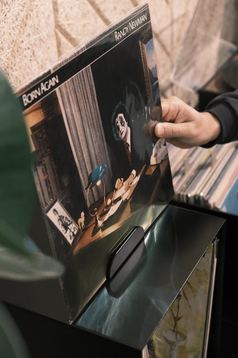 Le Support Vinyles Noir