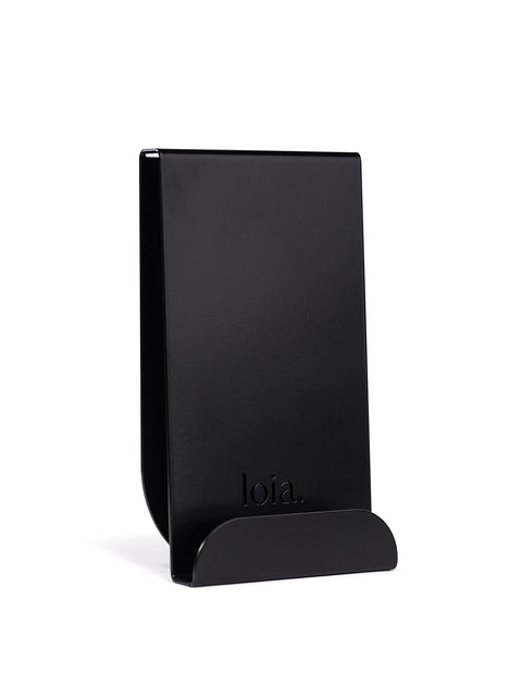 LOIA - Le Support Vinyles Noir - Accessoires Vinyles - Support mural Vinyles - Supporte jusqu'à 3 vinyles