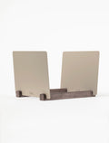 LOIA - Le Rangement Vinyles Noyer et Taupe - Stockage de vos vinyles - Accessoire Vinyles