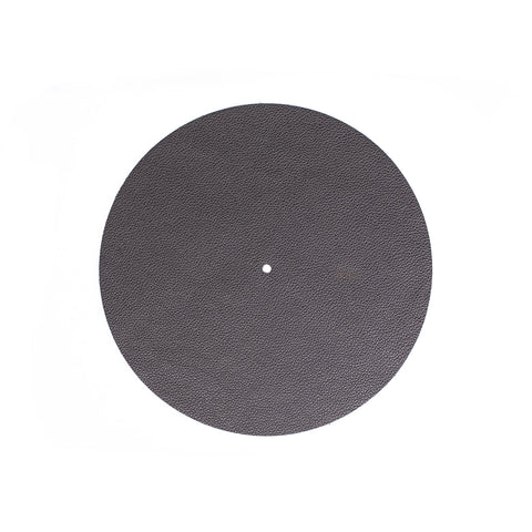 Loia Le Couvre Plateau Cuir Noir - Support en cuir pour disques vinyles