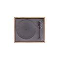 Loia Le Couvre Plateau Cuir Noir - Compatible sur toutes les platines vinyles