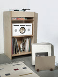 Loia Le Totem + Le Support Vinyles - Meuble Hifi - Meuble Vinyles