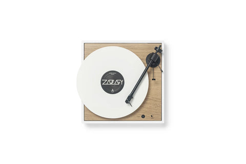 Le Pack Vinyle - Platine SQUARE & Rangement Vinyles Blanc