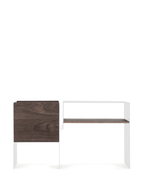 The Black & Walnut Vinyl Console