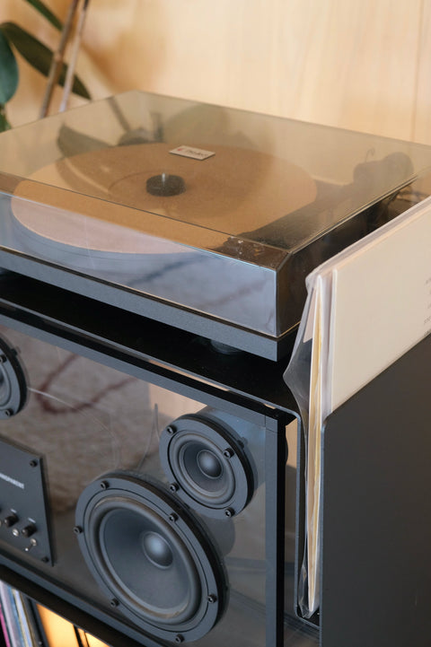 La Console Vinyles Acier AS - Noir