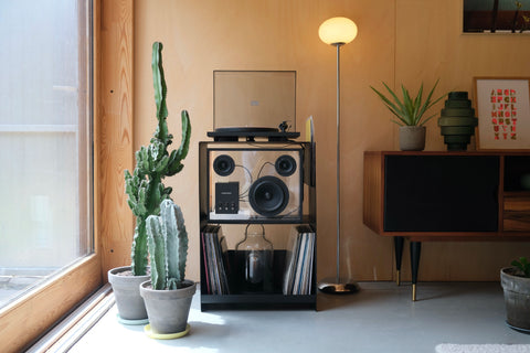 La Console Vinyles Acier AS