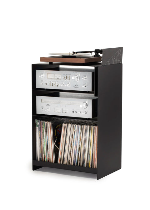 La Console Vinyles Acier - Noir