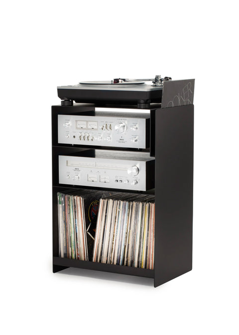 La Console Vinyles Acier - Noir