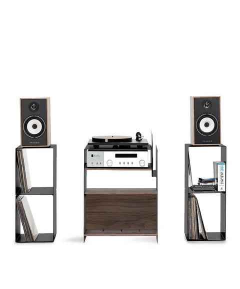 The Black and Walnut High Audio Setup